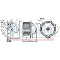 NISSENS 87107 Innenraumgebläse