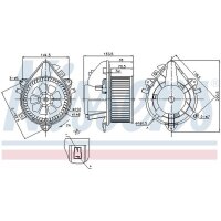 NISSENS 87124 Innenraumgebläse