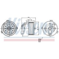 NISSENS 87129 Innenraumgebläse