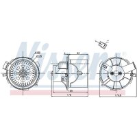 NISSENS 87138 Innenraumgebläse