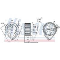 NISSENS 87156 Innenraumgebläse