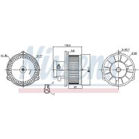 NISSENS 87160 Innenraumgebläse