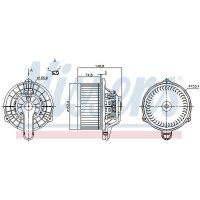 NISSENS 87162 Innenraumgebläse