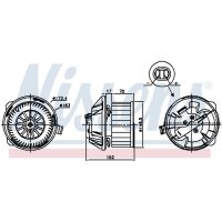 NISSENS 87228 Innenraumgebläse