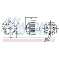 NISSENS 87249 Innenraumgebläse