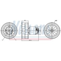 NISSENS 87253 Innenraumgebläse