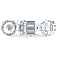 NISSENS 87260 Innenraumgebläse