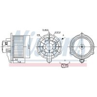 NISSENS 87270 Innenraumgebläse