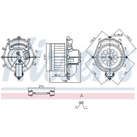 NISSENS 87287 Innenraumgebläse
