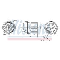 NISSENS 87358 Innenraumgebläse