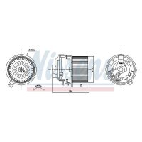 NISSENS 87360 Innenraumgebläse