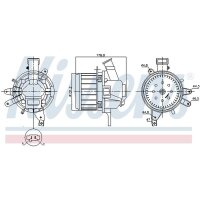NISSENS 87396 Innenraumgebläse