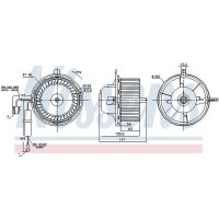 NISSENS 87404 Innenraumgebläse