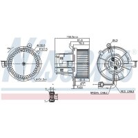 NISSENS 87406 Innenraumgebläse