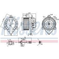 NISSENS 87432 Innenraumgebläse