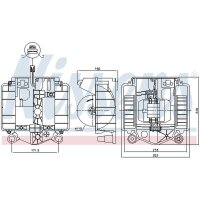 NISSENS 87461 Innenraumgebläse