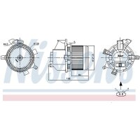 NISSENS 87466 Innenraumgebläse