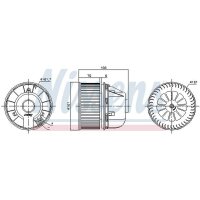 NISSENS 87491 Innenraumgebläse