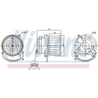 NISSENS 87506 Innenraumgebläse