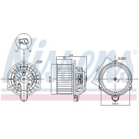 NISSENS 87568 Innenraumgebläse