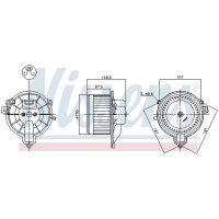 NISSENS 87572 Innenraumgebläse