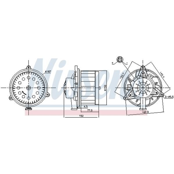 NISSENS 87618 Innenraumgebläse