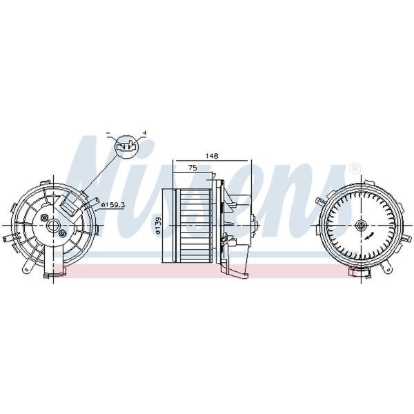 NISSENS 87622 Innenraumgebläse