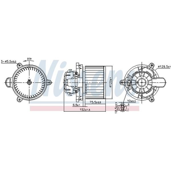 NISSENS 87625 Innenraumgebläse