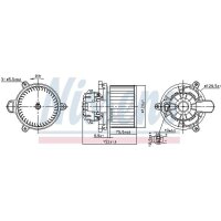 NISSENS 87625 Innenraumgebläse