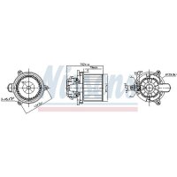 NISSENS 87626 Innenraumgebläse