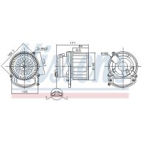 NISSENS 87635 Innenraumgebläse