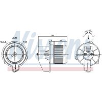 NISSENS 87700 Innenraumgebläse