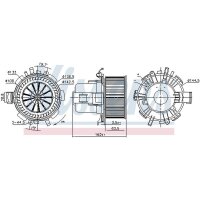 NISSENS 87763 Innenraumgebläse