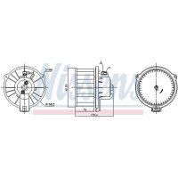NISSENS 87796 Innenraumgebläse