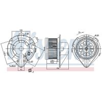 NISSENS 87798 Innenraumgebläse