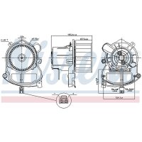NISSENS 87801 Innenraumgebläse
