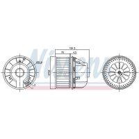 NISSENS 87818 Innenraumgebläse