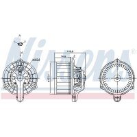 NISSENS 87819 Innenraumgebläse
