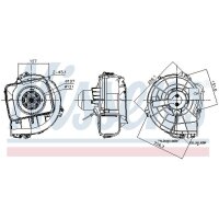 NISSENS 87837 Innenraumgebläse