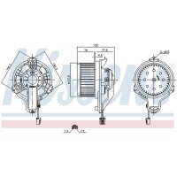 NISSENS 87867 Innenraumgebläse