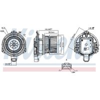 NISSENS 87873 Innenraumgebläse