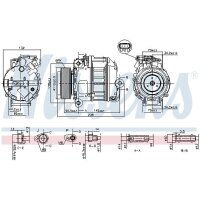 NISSENS 890037 Kompressor, Klimaanlage