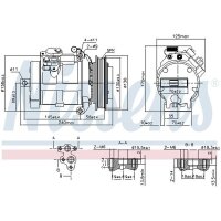 NISSENS 890049 Kompressor, Klimaanlage