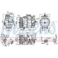 NISSENS 890294 Kompressor, Klimaanlage
