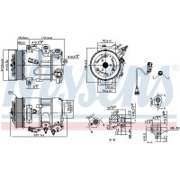 NISSENS 890375 Kompressor, Klimaanlage