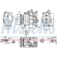 NISSENS 89049 Kompressor, Klimaanlage
