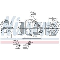 NISSENS 890642 Kompressor, Klimaanlage
