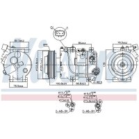 NISSENS 890651 Kompressor, Klimaanlage