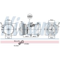 NISSENS 890679 Kompressor, Klimaanlage
