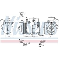NISSENS 890683 Kompressor, Klimaanlage